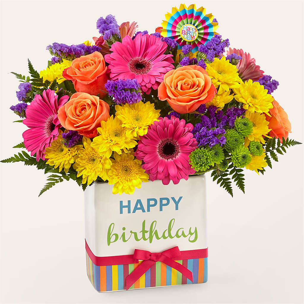 Birthday Brights Bouquet – IVAN'S FLOWER, Folsom CA