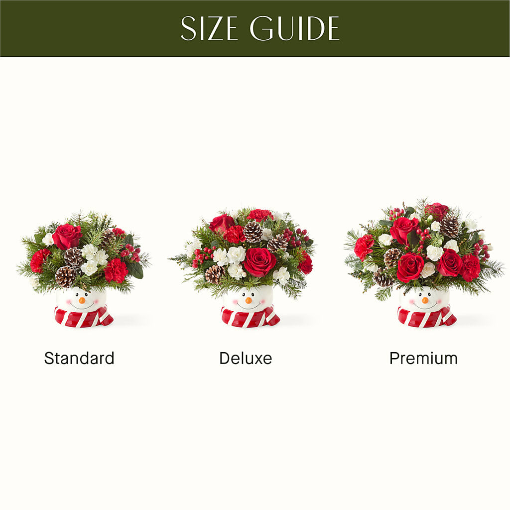 Jolly Snowman Bouquet – IVAN'S FLOWER, Folsom CA
