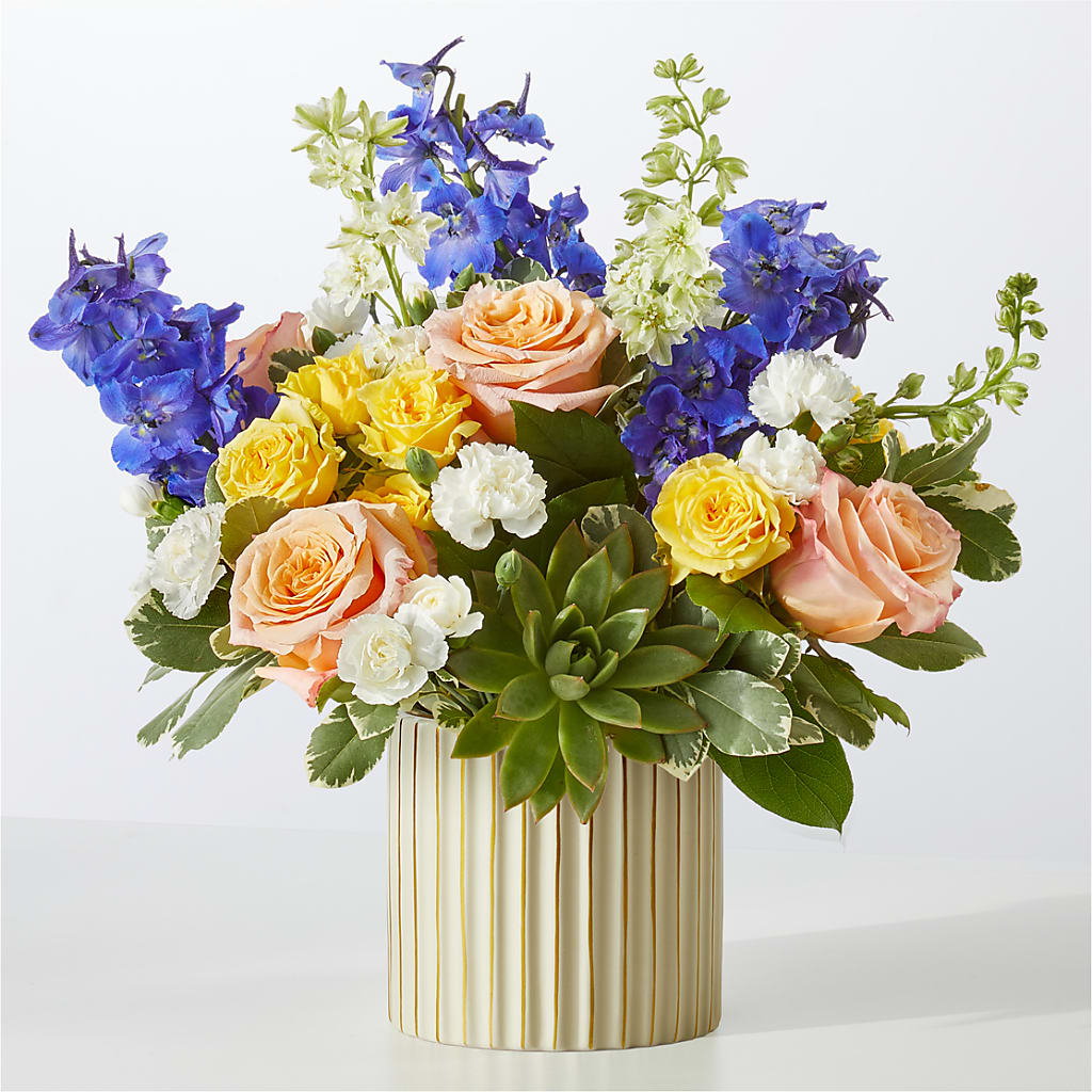 Cobalt Reverie Bouquet – IVAN'S FLOWER, Folsom CA