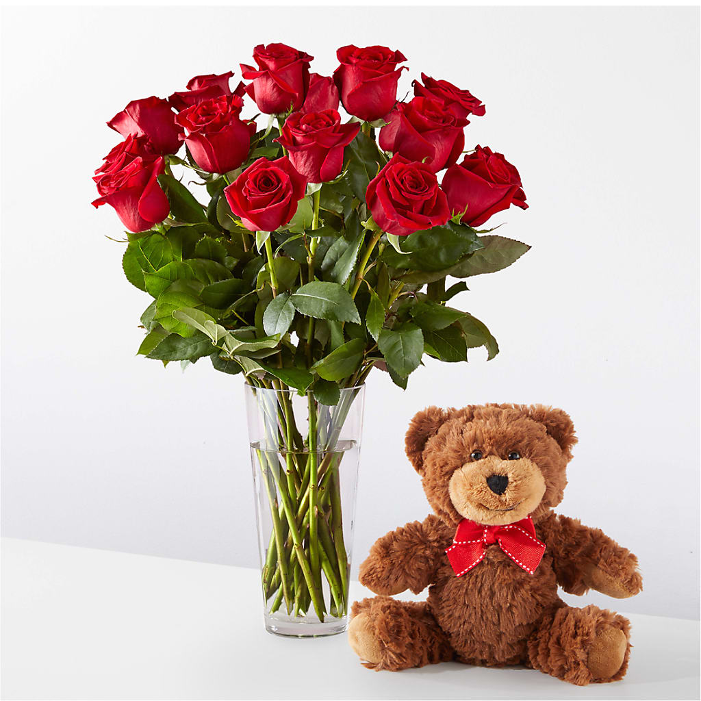 Romantic Long Stem Red Rose Bouquet Bundles – IVAN'S FLOWER, Folsom CA
