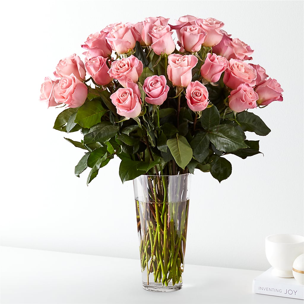 Long Stem Pink Rose Bouquet – IVAN'S FLOWER, Folsom CA