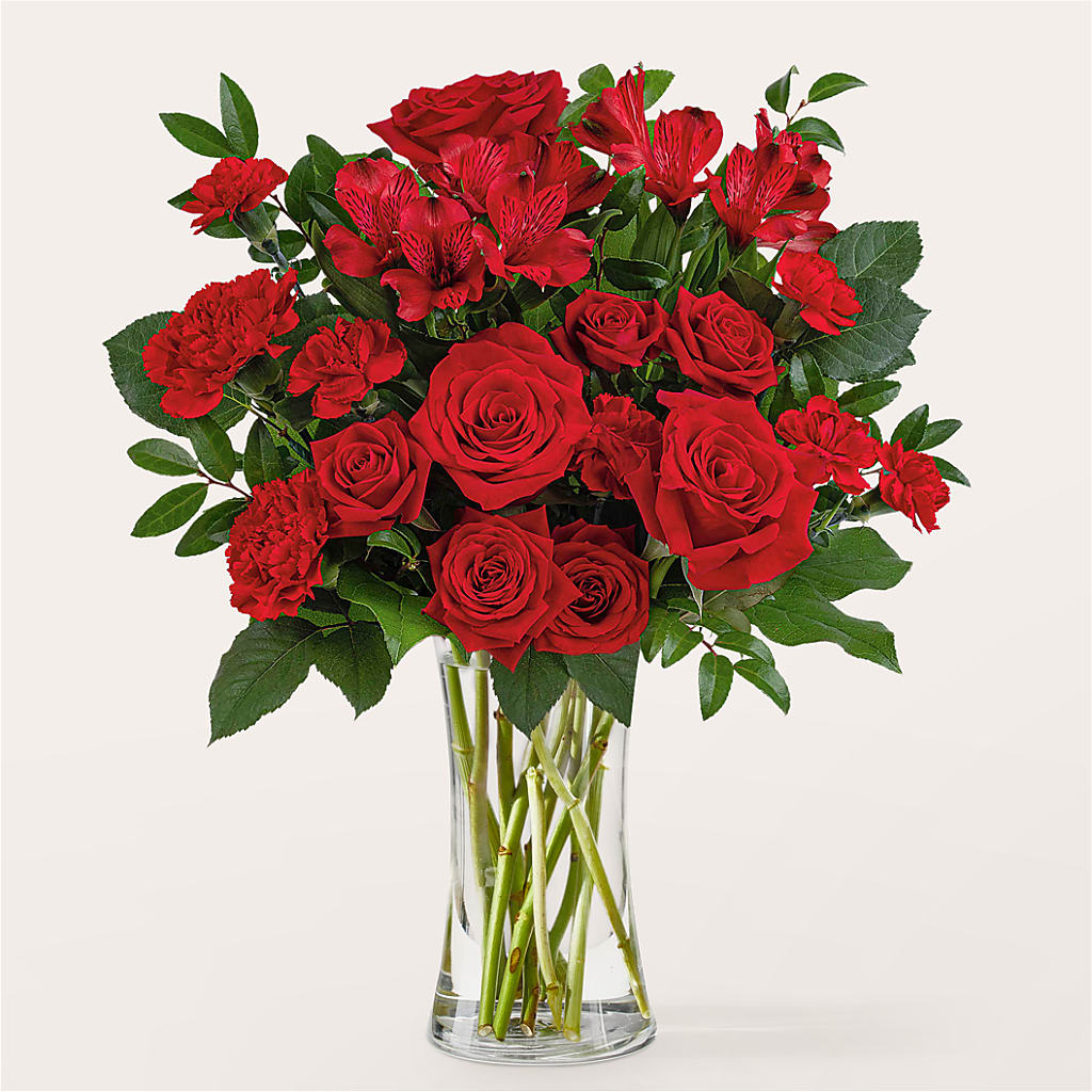 Brilliant Ruby Bouquet – IVAN'S FLOWER, Folsom CA