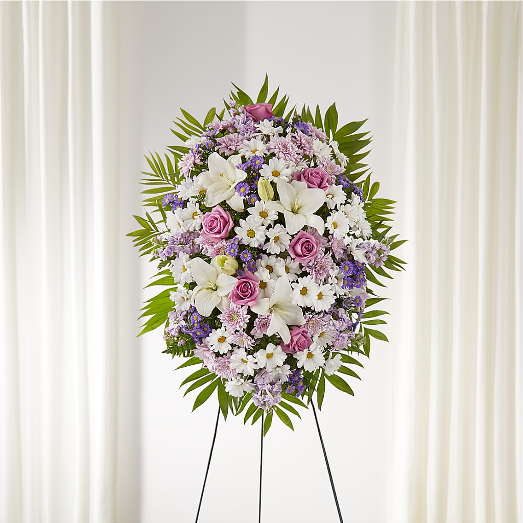 Surrounded by Love Standing Spray – IVAN'S FLOWER, Folsom CA