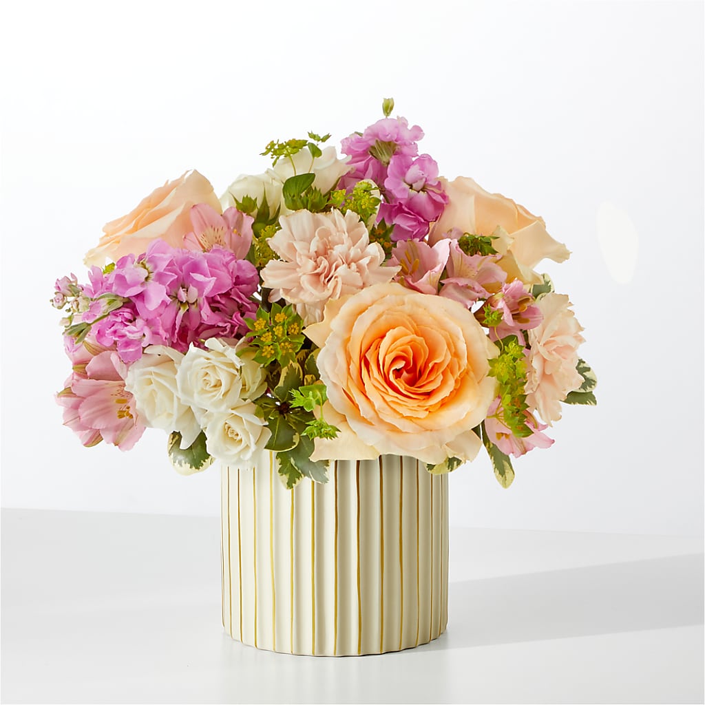 Paradise Bouquet with Ivory Vase – IVAN'S FLOWER, Folsom CA