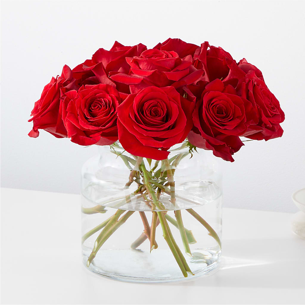 Cupid's Embrace Red Rose Bouquet – IVAN'S FLOWER, Folsom CA
