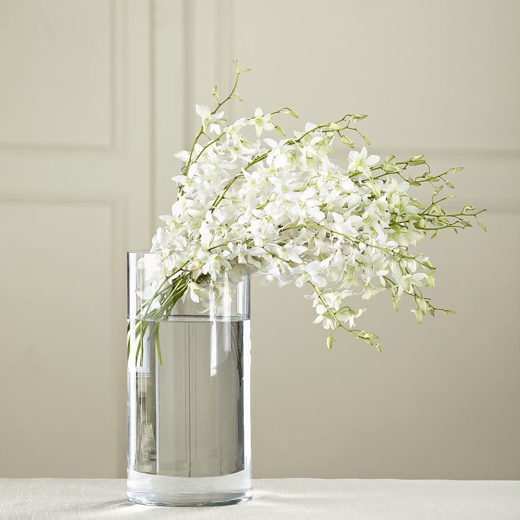 White Dendrobium Bouquet – IVAN'S FLOWER, Folsom CA