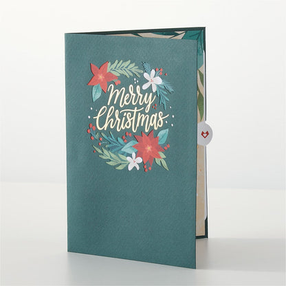 Happiest Holidays Poinsettia and Lovepop Card – IVAN'S FLOWER, Folsom CA