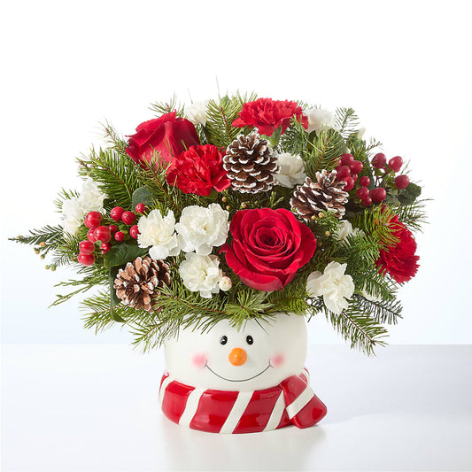 Jolly Snowman Bouquet – IVAN'S FLOWER, Folsom CA