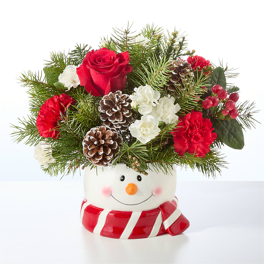 Jolly Snowman Bouquet – IVAN'S FLOWER, Folsom CA