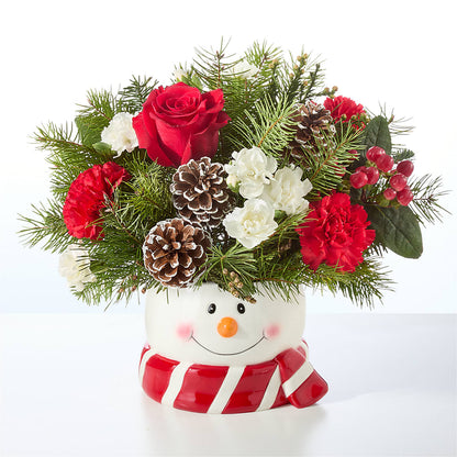 Jolly Snowman Bouquet – IVAN'S FLOWER, Folsom CA