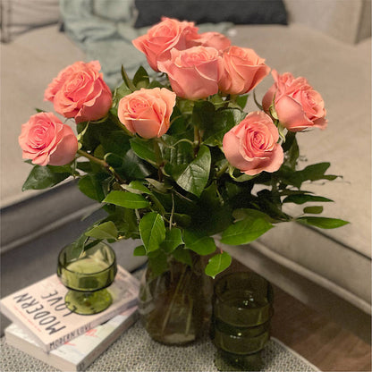 Long Stem Pink Rose Bouquet – IVAN'S FLOWER, Folsom CA