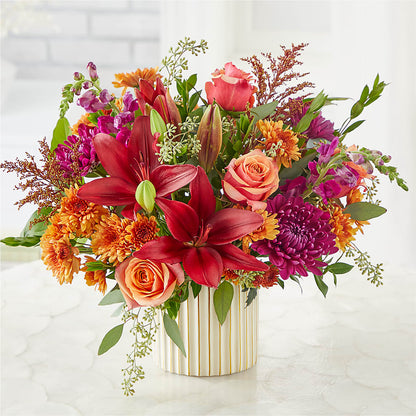 Burgundy Landscape Bouquet – IVAN'S FLOWER, Folsom CA