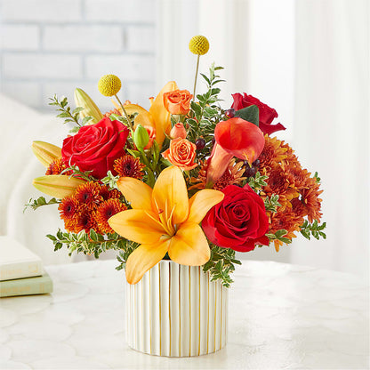 Scarlet Skies Bouquet – IVAN'S FLOWER, Folsom CA