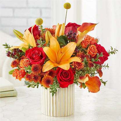Scarlet Skies Bouquet – IVAN'S FLOWER, Folsom CA