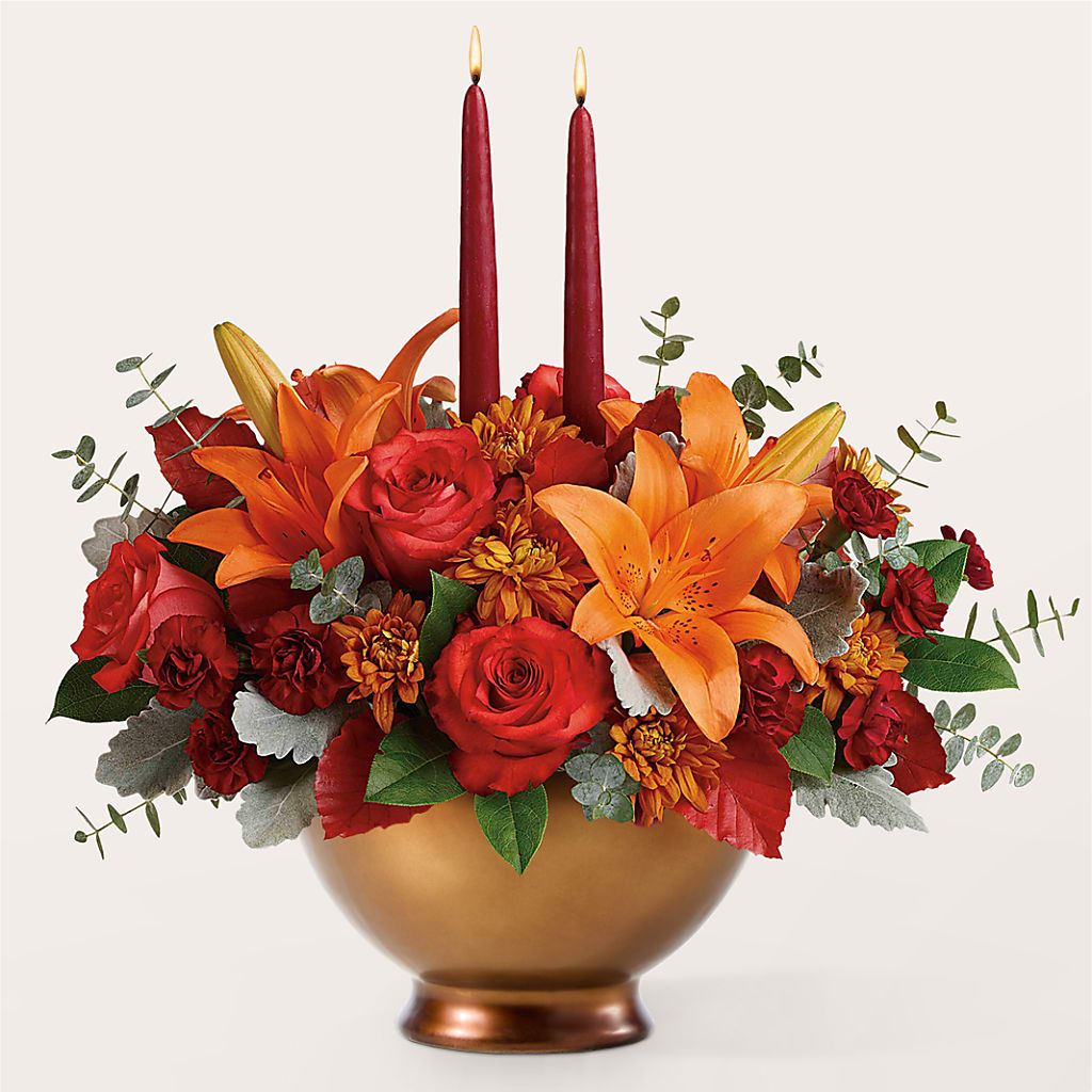 Fruits of Fall Centerpiece – IVAN'S FLOWER, Folsom CA