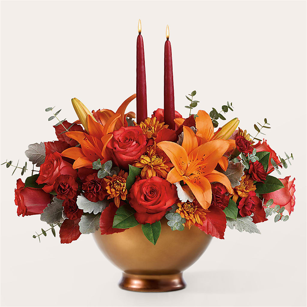 Fruits of Fall Centerpiece – IVAN'S FLOWER, Folsom CA