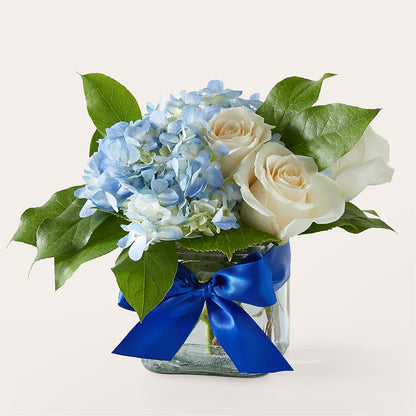 Sky Blue Delight Bouquet – IVAN'S FLOWER, Folsom CA