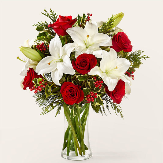 Sparkling Snowflakes Bouquet – IVAN'S FLOWER, Folsom CA