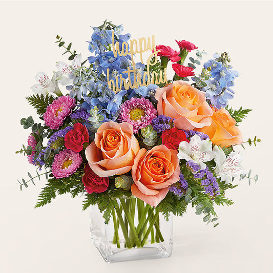 Birthday Bash Bouquet – IVAN'S FLOWER, Folsom CA