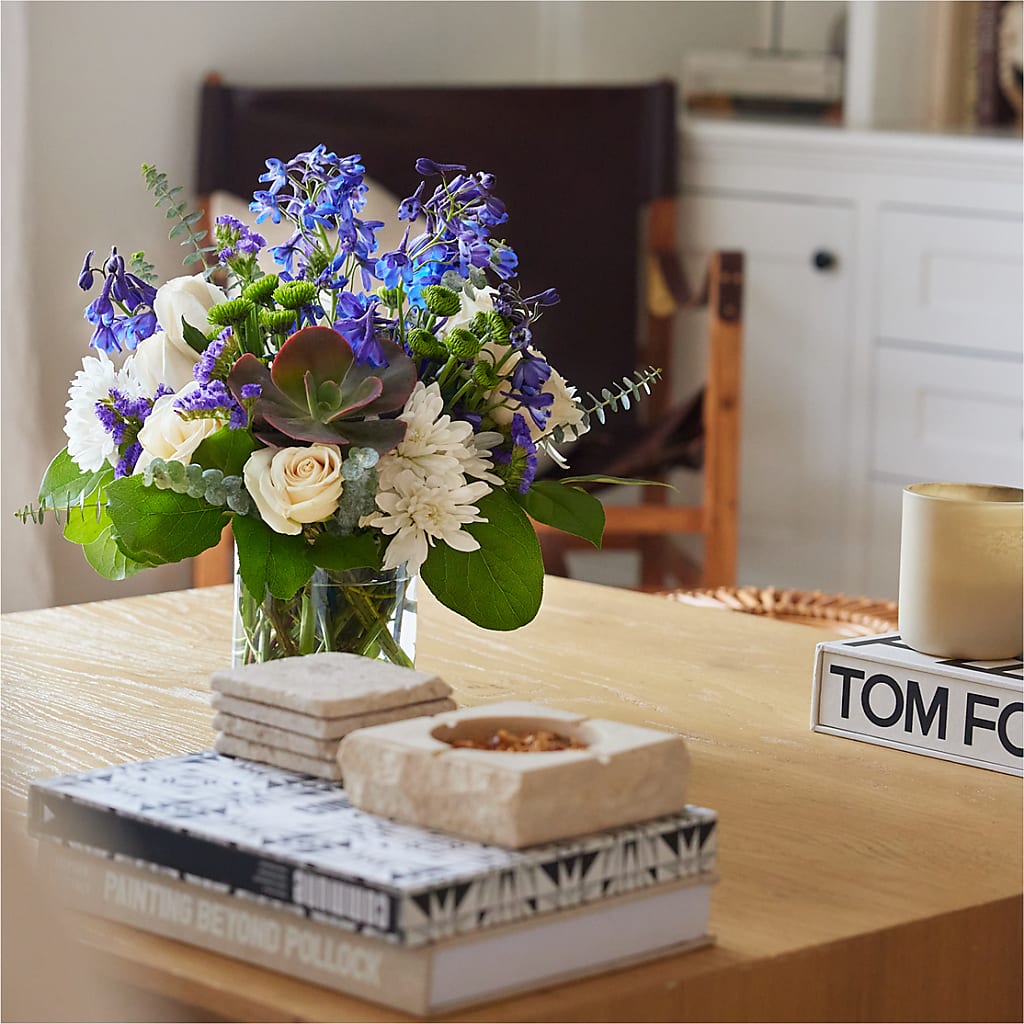Cerulean Waves Bouquet – IVAN'S FLOWER, Folsom CA
