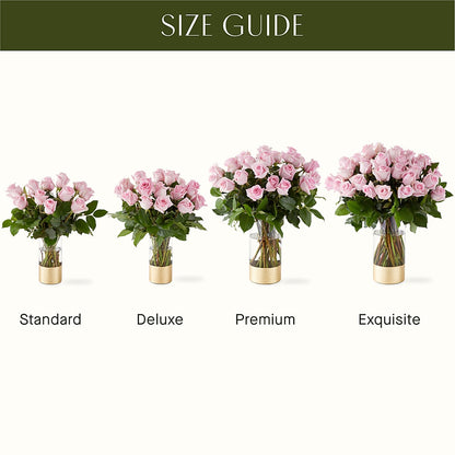 Picture Perfect Pink Rose Bouquet – IVAN'S FLOWER, Folsom CA
