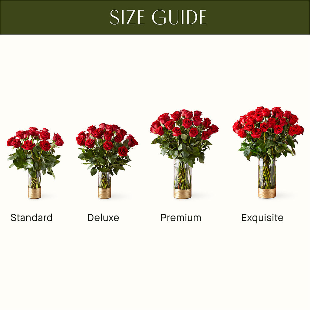 Classic Love Red Rose Bouquet – IVAN'S FLOWER, Folsom CA