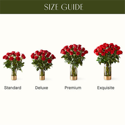 Classic Love Red Rose Bouquet – IVAN'S FLOWER, Folsom CA