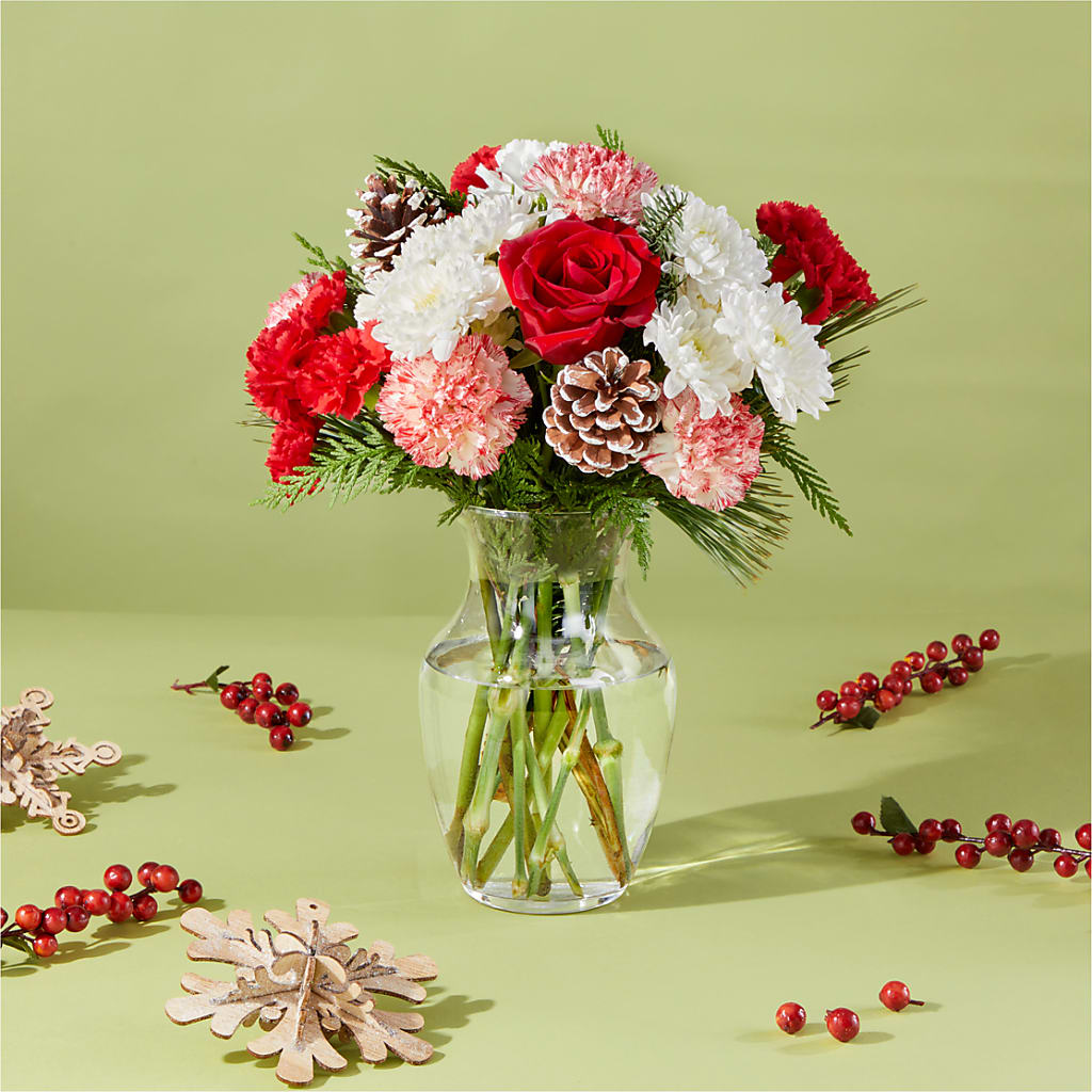 Candy Cane Lane Bouquet – IVAN'S FLOWER, Folsom CA