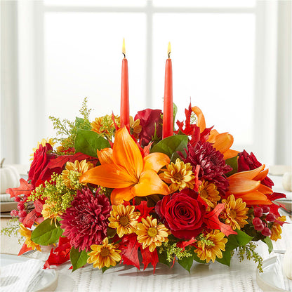 Autumn's Embrace Centerpiece – IVAN'S FLOWER, Folsom CA