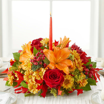 Autumn's Embrace Centerpiece – IVAN'S FLOWER, Folsom CA